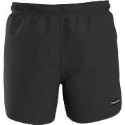 Calvin Klein Badebukser Cool Iconic Texture Swimshorts Svart Small Her...