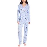 PJ Salvage Playful Prints Pyjama Lysblå Small Dame