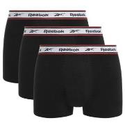 Reebok 3P Barlow Sports Trunk Svart bomull Large Herre