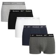 Reebok 5P Boyes Trunk Marine/Grå bomull Small Herre