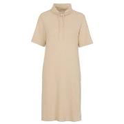 Damella Knitted Lounge Dress Sand Large Dame