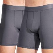 Bread and Boxers Active Boxer Brief 2P Grå polyester Medium Herre