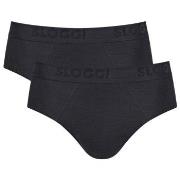 Sloggi 2P Men FREE Evolve Brief Svart økologisk bomull X-Large Herre