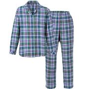 Trofe Flanell Pyjama Rutet bomull Small Dame