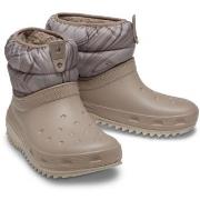 Crocs Classic Neo Puff Shorty Boot W Beige US W6 (EU 36-37) Dame