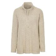 Damella Knitted Lounge Top Beige Large Dame