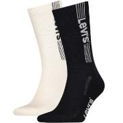 Levis Strømper 2P Sport Logo Regular Cut Sock Svart/Hvit Str 39/42 Her...