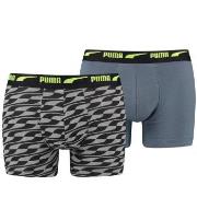 Puma 2P Men Formstrip Boxer Blå bomull X-Large Herre