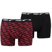 Puma 2P Men Formstrip Boxer Rød bomull Medium Herre