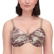 Chantelle BH C Magnifique Underwired Bra Brun mønstret C 80 Dame