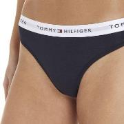 Tommy Hilfiger Truser LOGO Waistband Thong Mørkblå X-Large Dame