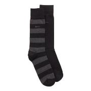 BOSS Strømper 2P RS Block CC Socks Svart Str 39/42 Herre