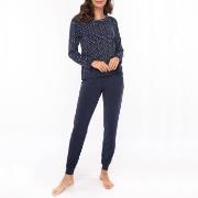 Lady Avenue Bamboo Long Sleeve Pyjamas Marine mønster Bambus X-Large D...