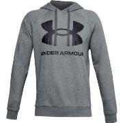 Under Armour Rival Fleece Big Logo Hoodie Grå Large Herre