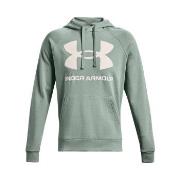 Under Armour Rival Fleece Big Logo Hoodie Lysegrønn Small Herre