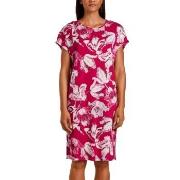 Calida Nights Sleepshirt Blooming Short Sleeve Rosa Mønster bomull X-S...