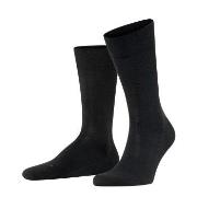 Falke Strømper Sensitive London Socks Svart bomull Str 47/50 Herre