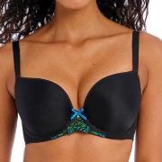 Freya BH Show Off Underwired Moulded Plunge Bra Svart I 65 Dame