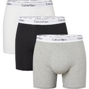 Calvin Klein 3P Modern Cotton Stretch Boxer Brief Grå/Svart bomull XX-...