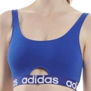 adidas BH Scoop Bralette Jeansblå bomull Medium Dame