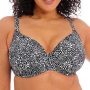 Elomi Pebble Cove Underwire Plunge Bikini Top Svart G 80 Dame