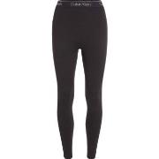 Calvin Klein Sport Ribbed 7/8 Leggins Svart polyester Large Dame