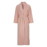 Damella Soft Velour Terry Robe Rosa Medium Dame