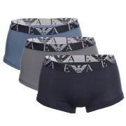 Armani Cotton Knit Boxer Trunk 3P Ubestemt Farge bomull Medium Herre