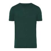 JBS of Denmark Wool T-shirt Grønn ull XX-Large Herre