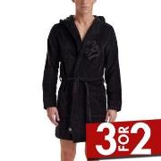 CR7 Cristiano Ronaldo Cotton Bathrobe Svart bomull XX-Large Herre