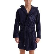 CR7 Cristiano Ronaldo Cotton Bathrobe Navy bomull X-Large Herre