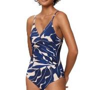 Triumph Summer Allure Padded Swimsuit 01 Hvit/Blå C 42 Dame