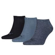 Puma Strømper 3P Sneaker Socks Jeansblå Str 39/42