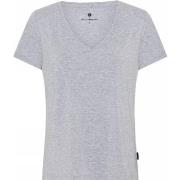 JBS of Denmark Bamboo Blend V-neck Women T-shirt Grå X-Small Dame