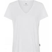 JBS of Denmark Bamboo Blend V-neck Women T-shirt Hvit XX-Large Dame