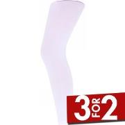 Decoy 60 Den 3D Microfiber Capri Leggings Hvit polyamid S/M Dame