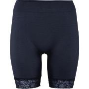 Decoy Long Shorts With Lace Marine S/M Dame