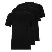 BOSS 3P V-Neck Classic T-shirt Svart bomull X-Large Herre