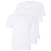 BOSS 3P V-Neck Classic T-shirt Hvit bomull Medium Herre