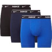 Nike 3P Everyday Essentials Cotton Stretch Boxer Blå/Rød bomull Medium...