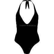 Tommy Hilfiger Halter One Piece Swimsuit Svart Large Dame