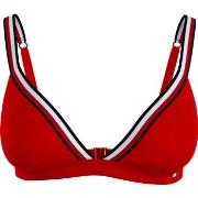 Tommy Hilfiger Swim Triangle Bra Rød Large Dame