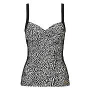 Damella Geena Patterned Protes Tankini Top Svart 44 Dame