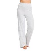Damella Bamboo Lounge Pants Gråmelerad Bambus Medium Dame