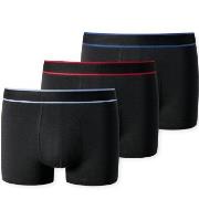 Schiesser 3P 95-5 Boxer Shorts Svart bomull Small Herre