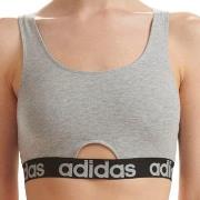 adidas BH Scoop Bralette Grå bomull Medium Dame