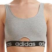adidas BH Scoop Bralette Grå bomull X-Large Dame