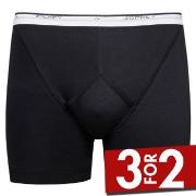 Jockey Cotton Midway Brief Svart bomull X-Large Herre