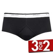 Jockey Cotton Y-front Brief Svart bomull X-Large Herre