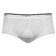 Jockey Cotton Y-front Brief Grå bomull Small Herre